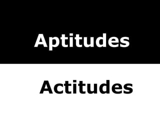 Aptitudes Actitudes 