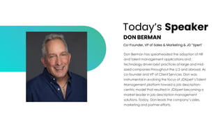Webinar - Recruiting and Retaining Talent through Economic 