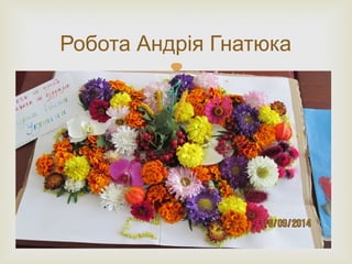 
Робота Андрія Гнатюка
 