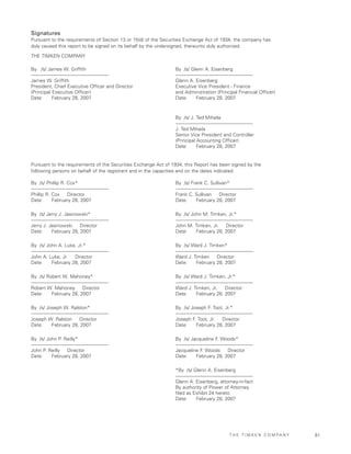 Timken2006AnnualReport