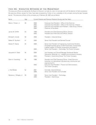 Timken2006AnnualReport