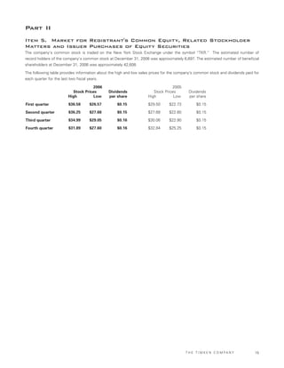 Timken2006AnnualReport