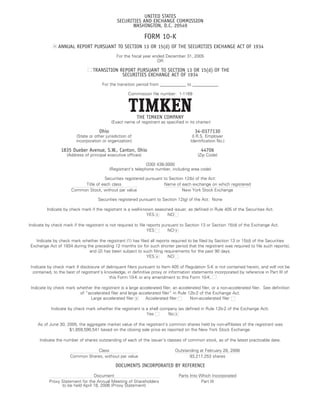 TimkenAnnualReport2005final