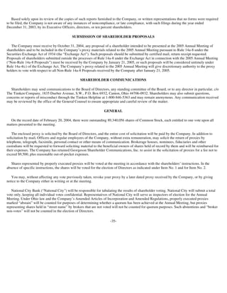 timken 2003Proxy_030304