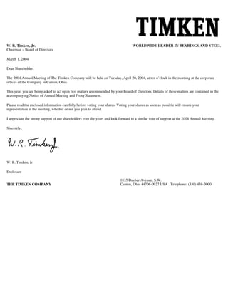 timken 2003Proxy_030304