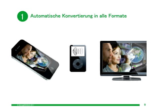 1           Automatische Konvertierung in alle Formate




© MovingIMAGE24 2011                                        8
 