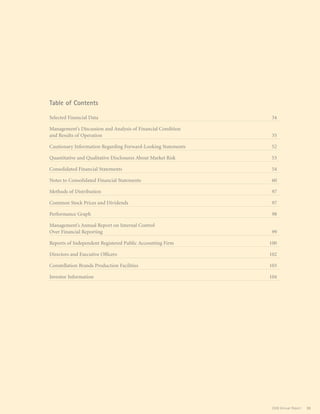 constellation annual reports 2008