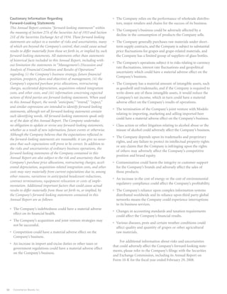 constellation annual reports 2008