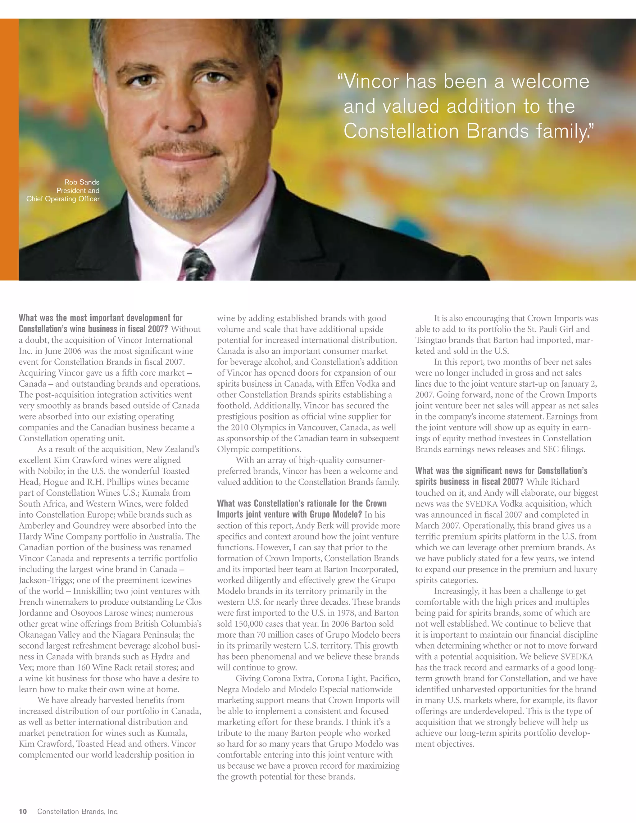 constellation annual reports 2007