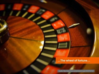 ...The wheel of fortune…


Quelle: http://www.flickr.com/photos/cmogle/3526750763/
 