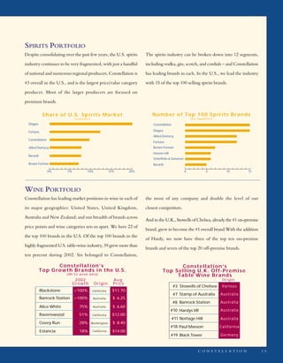 constellation annual reports 2003