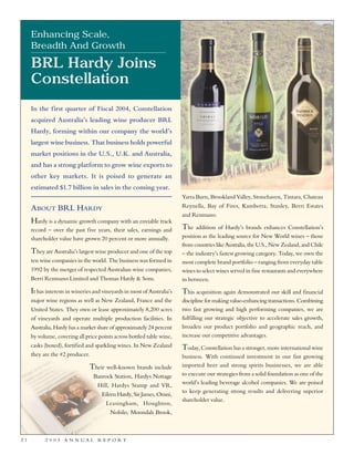 constellation annual reports 2003