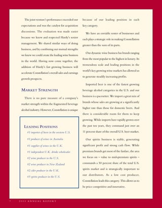 constellation annual reports 2003