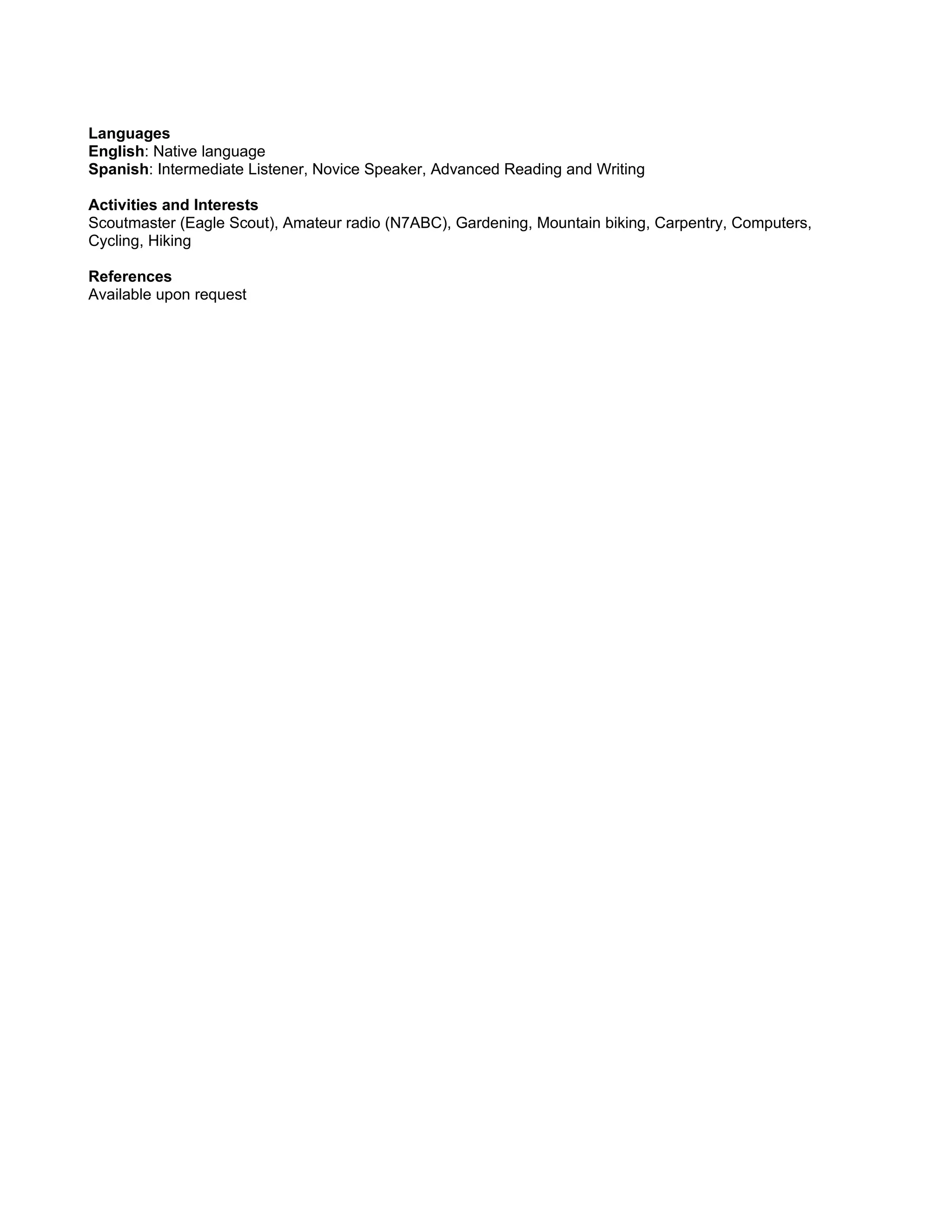 resume template outline PDF - Resume Template Outline 2 2048