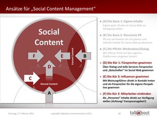 Ansätze für „Social Content Management“

                                                                               » ...