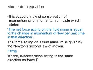 120218 chapter 8 momentum analysis of flow | PDF