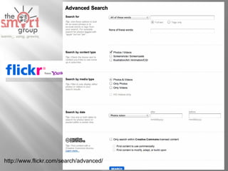http://www.flickr.com/search/advanced/ 