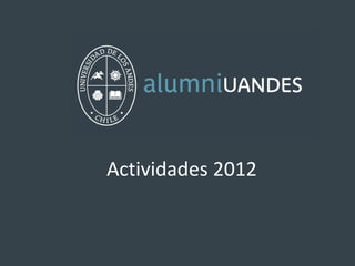 Actividades 2012 