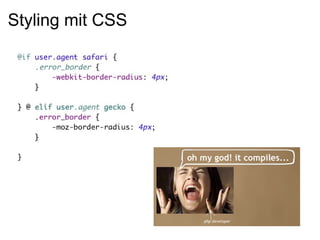 Styling mit CSS
 
