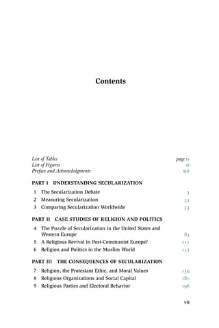Sacred And Secular Religion And Politics Worldwide 2nd Pippa Norris | PDF