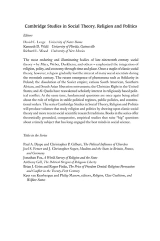 Sacred And Secular Religion And Politics Worldwide 2nd Pippa Norris | PDF