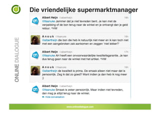 Die vriendelijke supermarktmanager!
 