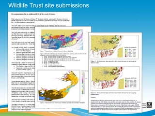 Wildlife Trust site submissions
 