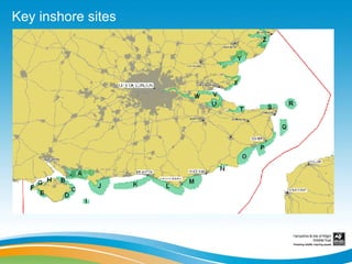 Key inshore sites
 