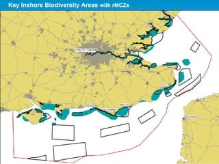 Key Inshore Biodiversity Areas with rMCZs
 