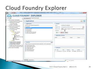 第5回 Cloud Founry 輪読会   2012/3/15   29
 