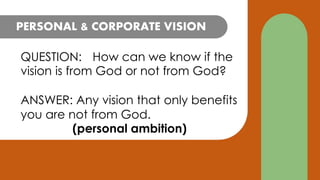 Question Vision 120317 The Visionary Leadership | PDF