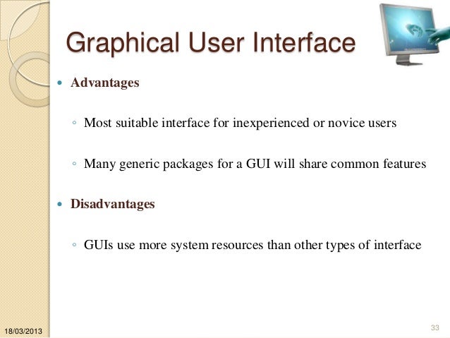 Advantages Of Using A Natural User Interface Advantages Of Using A Natural User Interface