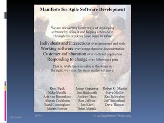 @arsagilis
             2001   http://agilemanifesto.org
 