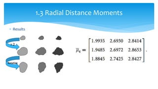 Results
1.3 Radial Distance Moments
X 2
Rotation
 
