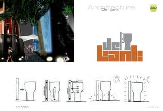 fietsen
                       terras                                                        Architecture
                                                                                        De tank
                                                                                                                                 ZiMD



                                    tickets


                bar
                                          garderobe


                      wc

                                               fietsen




                                                         LEVEL 0 EETCAFE                                                EETCAFE



Patronaat.
verdag een
 et een
denten;
ellige bij
an stappen

zen van
ntrekt.
 tlounge
aakt daar-

dijk werkt
met de
 e er
                      OUD & NIEUW                           CONCEPT        TOEGANG       BELEVING OVERDAG   BELEVING ‘S AVONDS
             concept
 