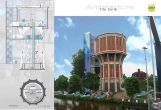 Architecture
                                         De tank
                                                     ZiMD




                  keuken



         opslag            techniek


                           wc




kelder
 