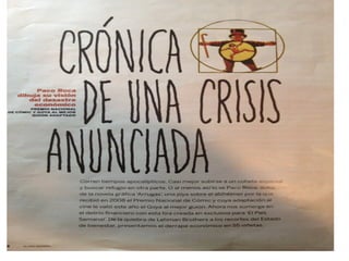 La crisis según Paco Roca