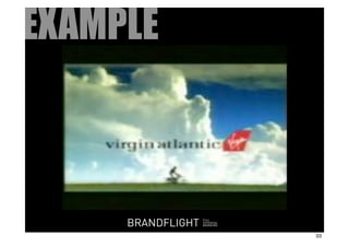 EXAMPLE

                                     Virgin Atlantic VIDEO




                                       BRANDFLIGHT
                                                     FULL
                                                     POTENTIAL
                                                     BRANDING
HR#Форум,#Казань#//#18#апреля#2012
                                                                 33
 