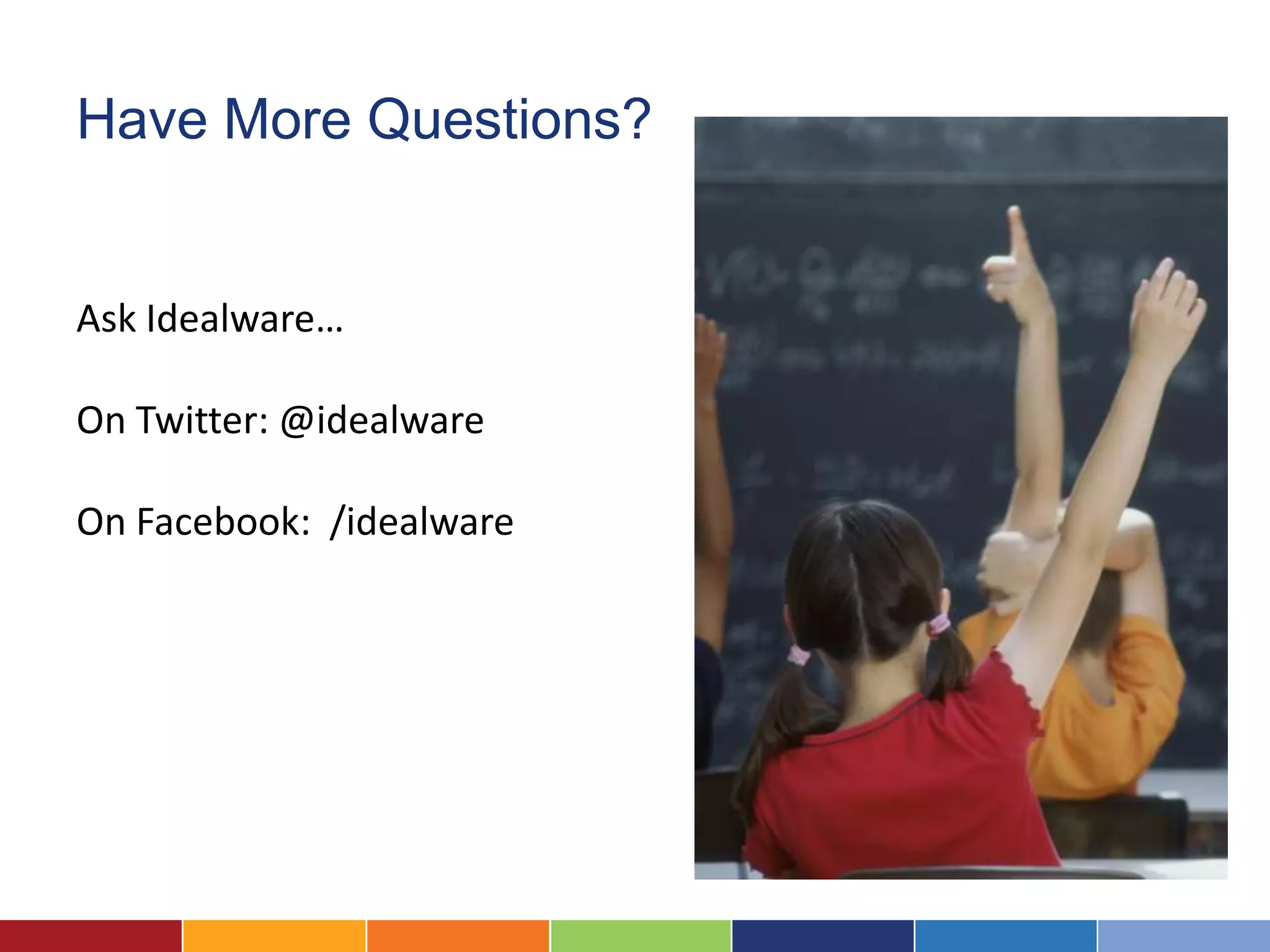 Have More Questions?


Ask Idealware…

On Twitter: @idealware

On Facebook: /idealware
 