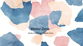 Messy Zone
Ramlo A Mohamed, De’Andra Grant.
 