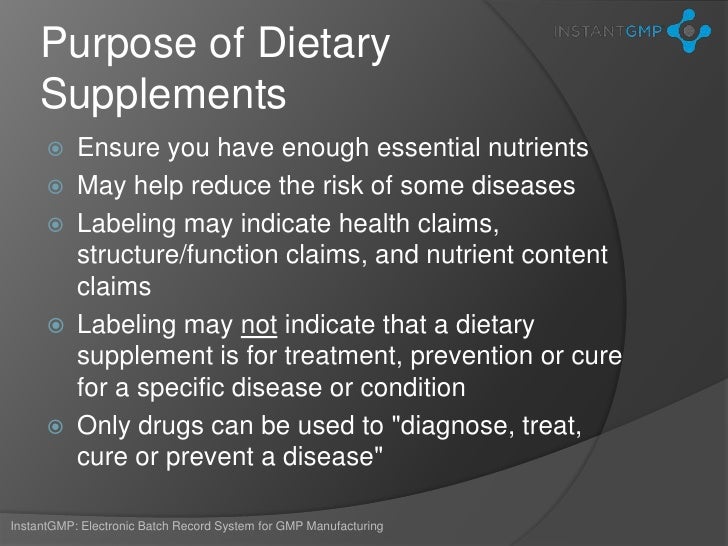 What are Dietary Supplements?