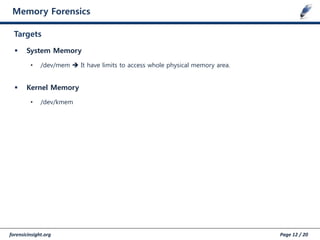 (120513) #fitalk an introduction to linux memory forensics | PDF