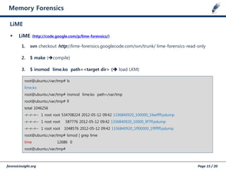 (120513) #fitalk an introduction to linux memory forensics | PDF