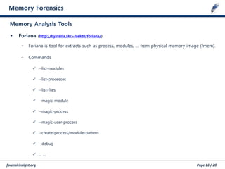 (120513) #fitalk an introduction to linux memory forensics | PDF