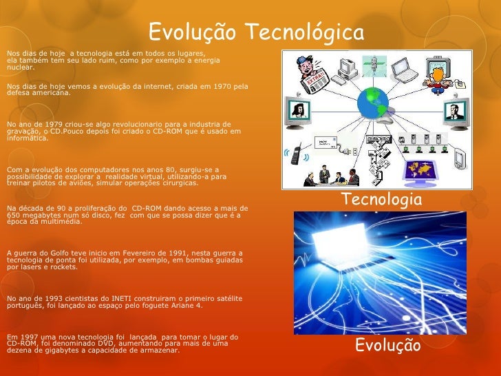 Evolução da Tecnologia