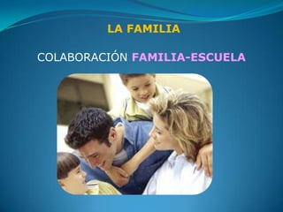 LA FAMILIA

COLABORACIÓN FAMILIA-ESCUELA
 