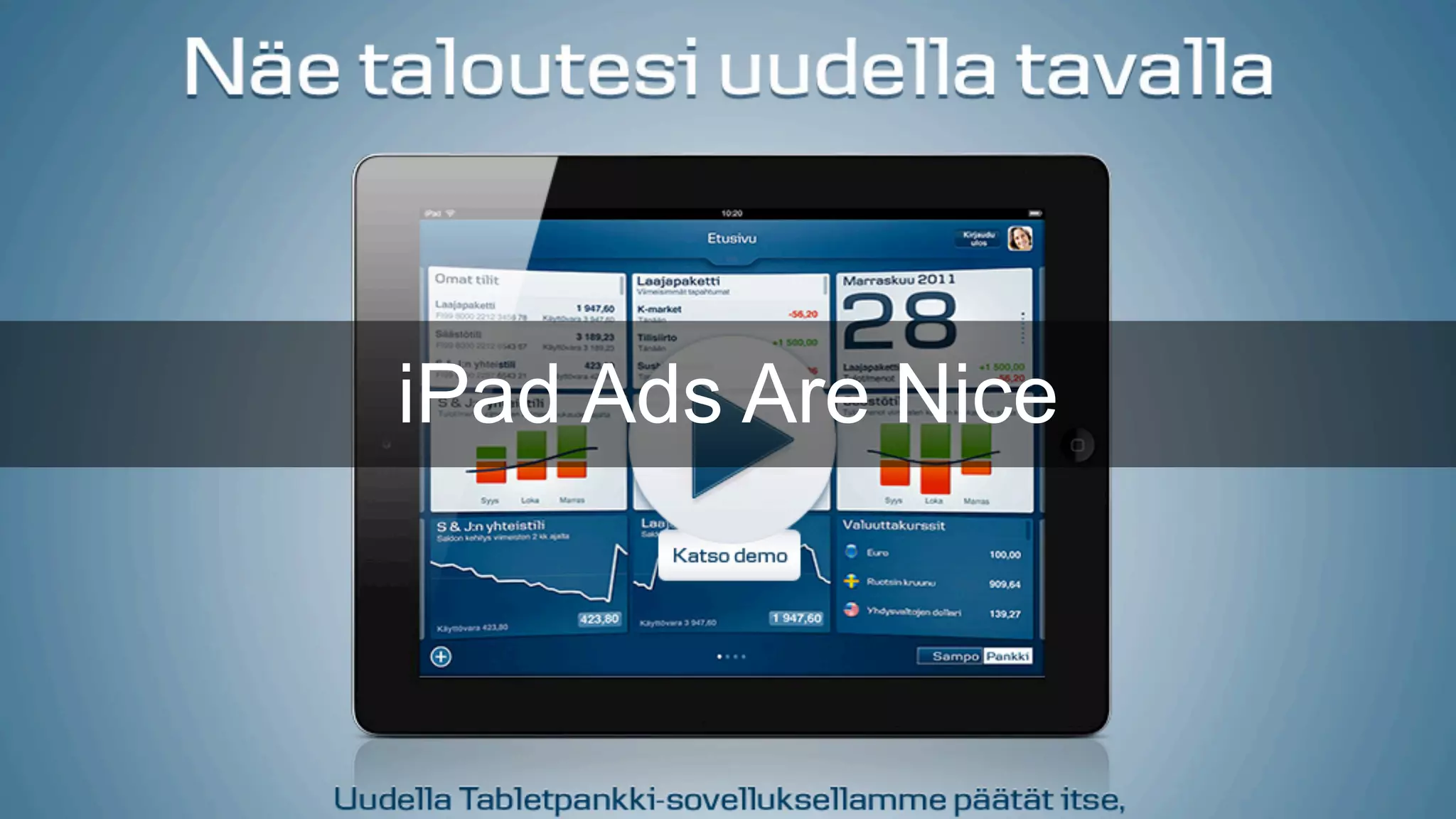 iPad Ads Are Nice
 