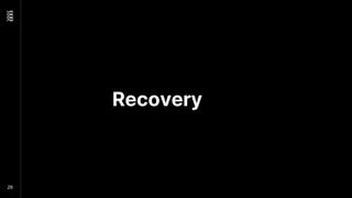 Recovery
29
 