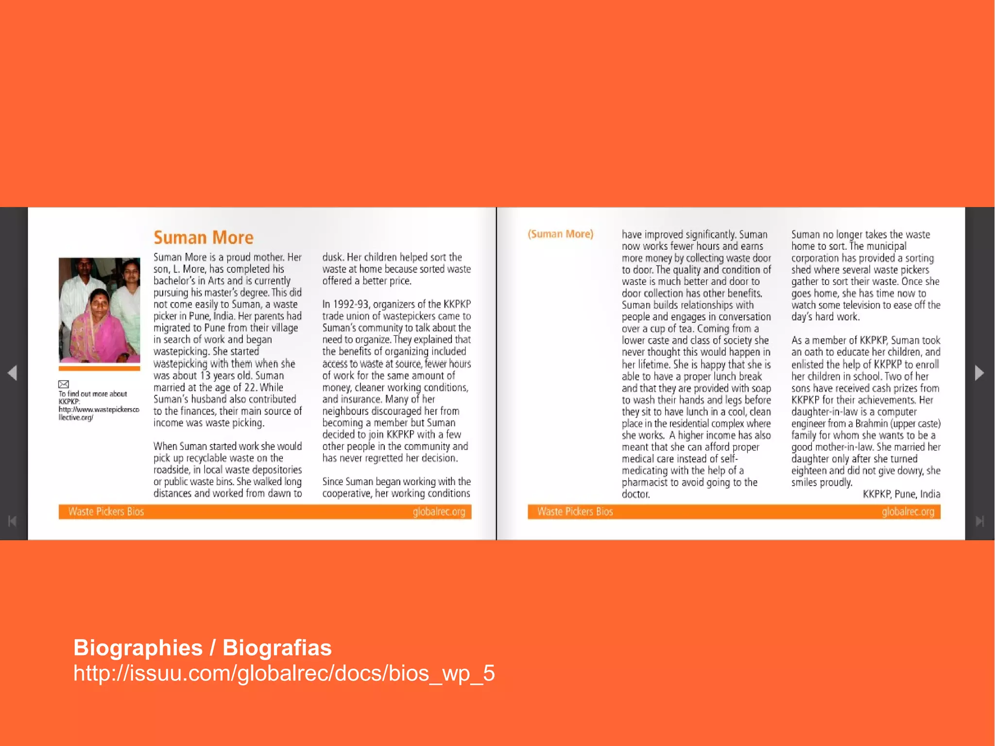 Biographies / Biografias
http://issuu.com/globalrec/docs/bios_wp_5
 