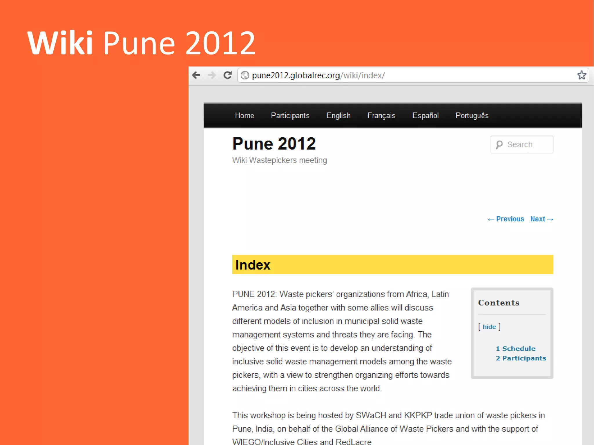 Wiki Pune 2012
 
